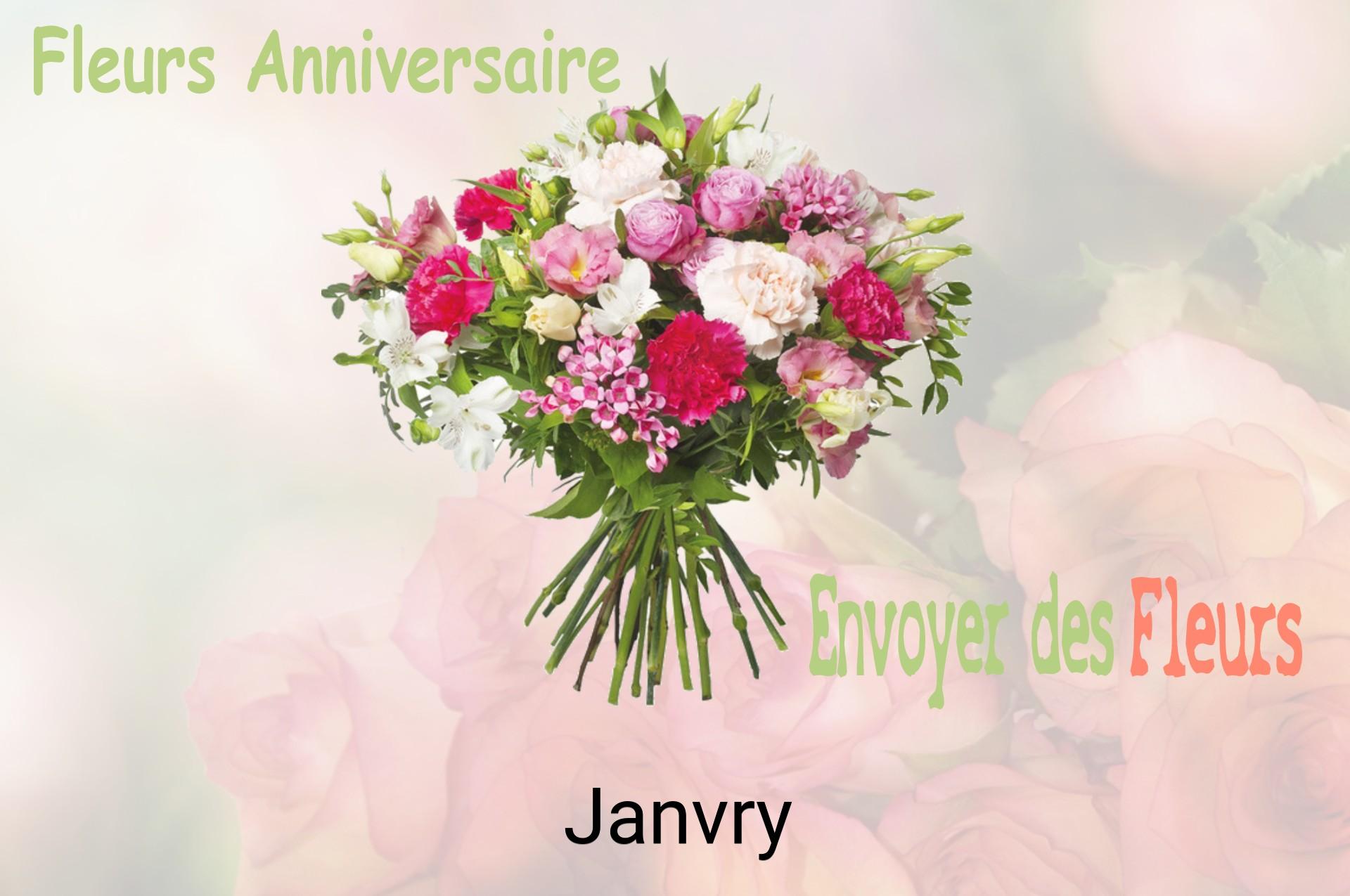 Bouquet de fleurs d’anniversaire livré à Janvry